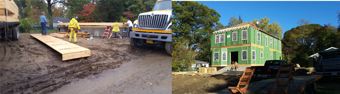 Panelized Home Build